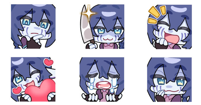 PHP 1710 or $ 30.19 for 6 emotes!